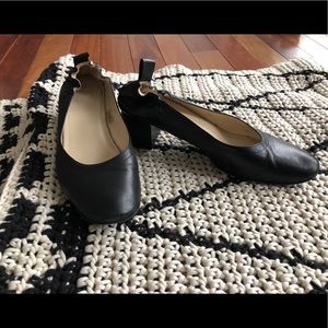 Everlane Day Heel sz 9 black leather